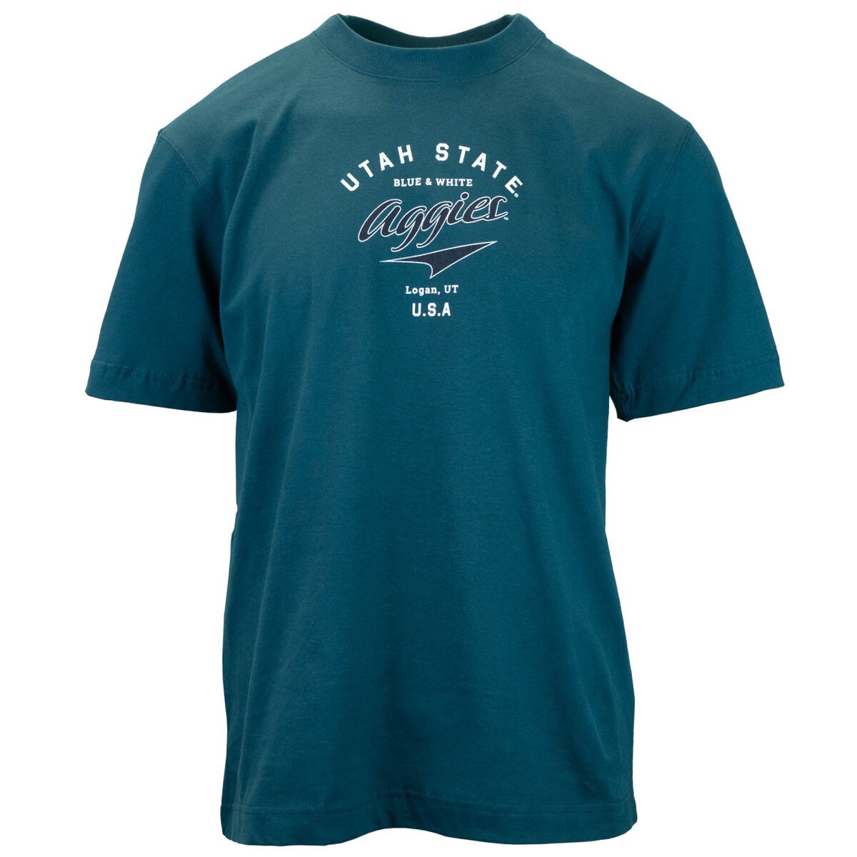 Champion Aggies Blue & White Unisex T-Shirt